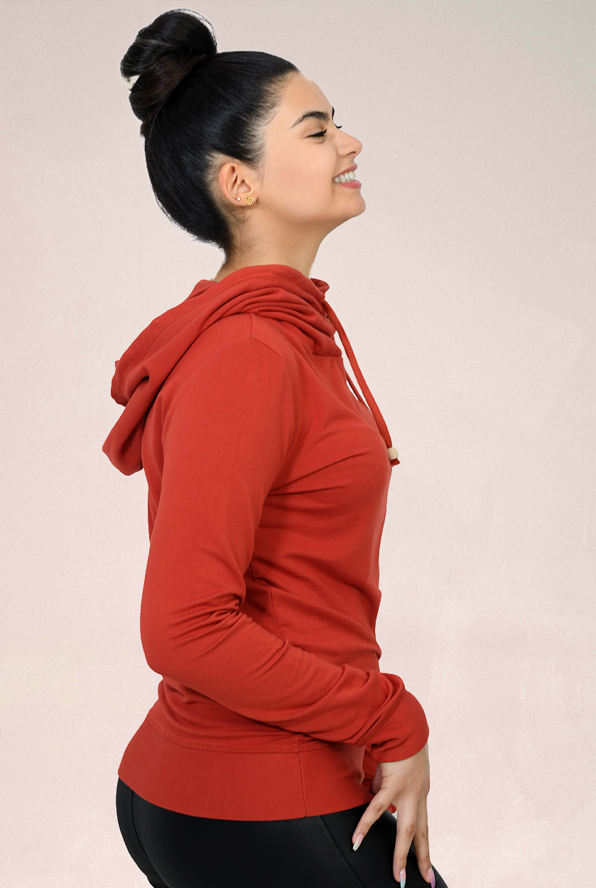 Sportlicher Kapuzenpullover JONDRA mit Bambus ROCRE