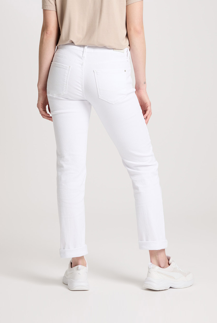 Weiße Jeans ROSE in Regular Fit in Länge 36" Inch