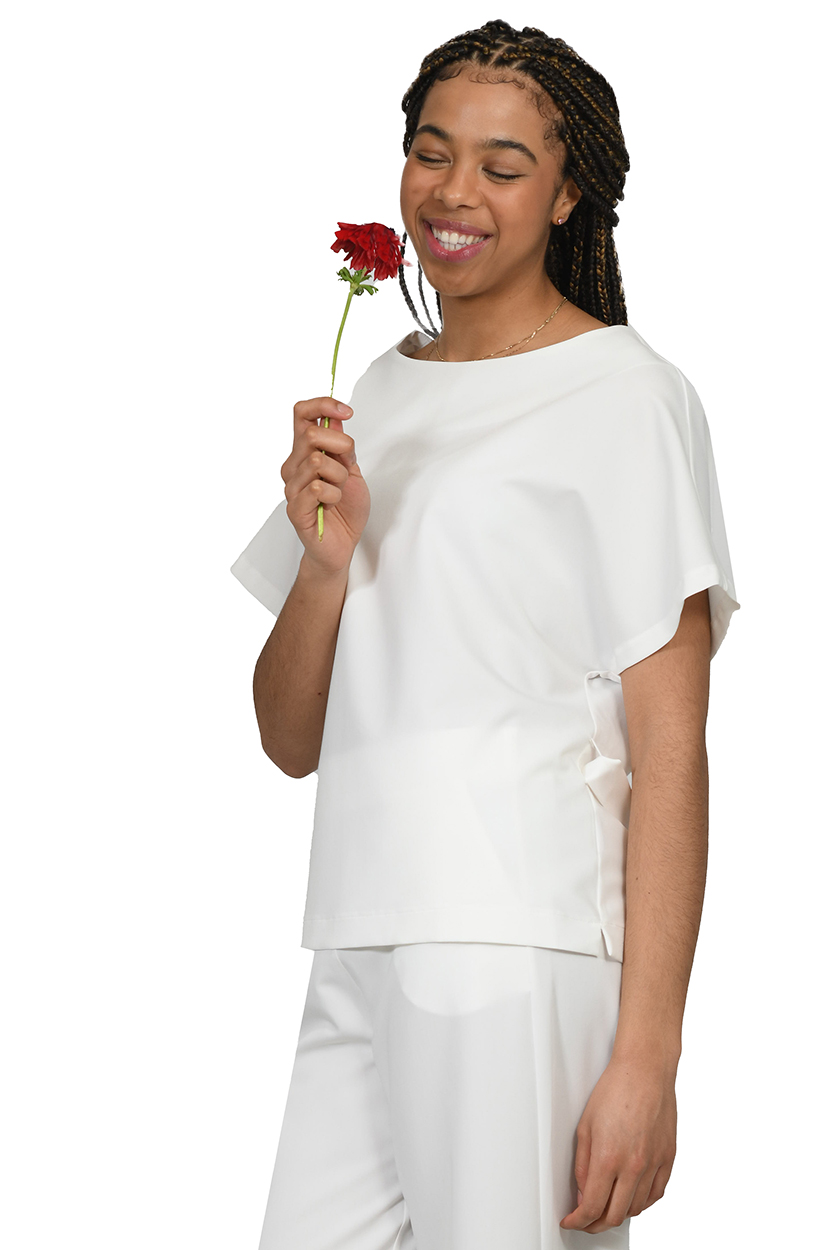 Elegante Tunika mit Gürtel in Oversized-Schnitt in 3 Farben