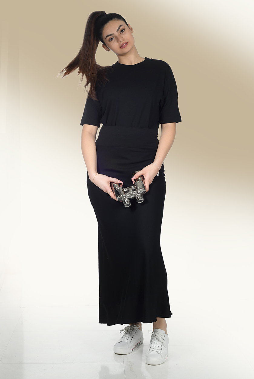 Midirock in Seidenoptik