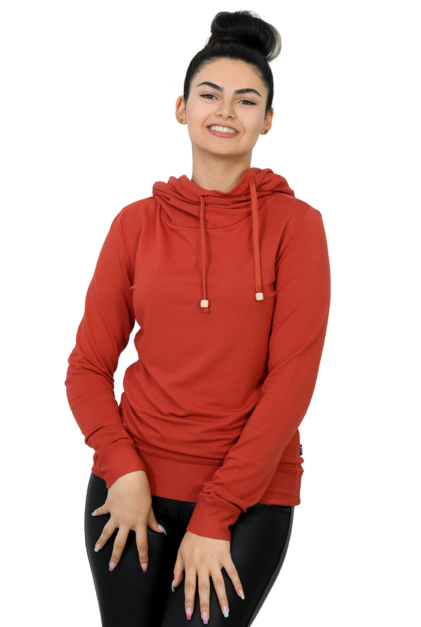 Sportlicher Kapuzenpullover JONDRA mit Bambus ROCRE