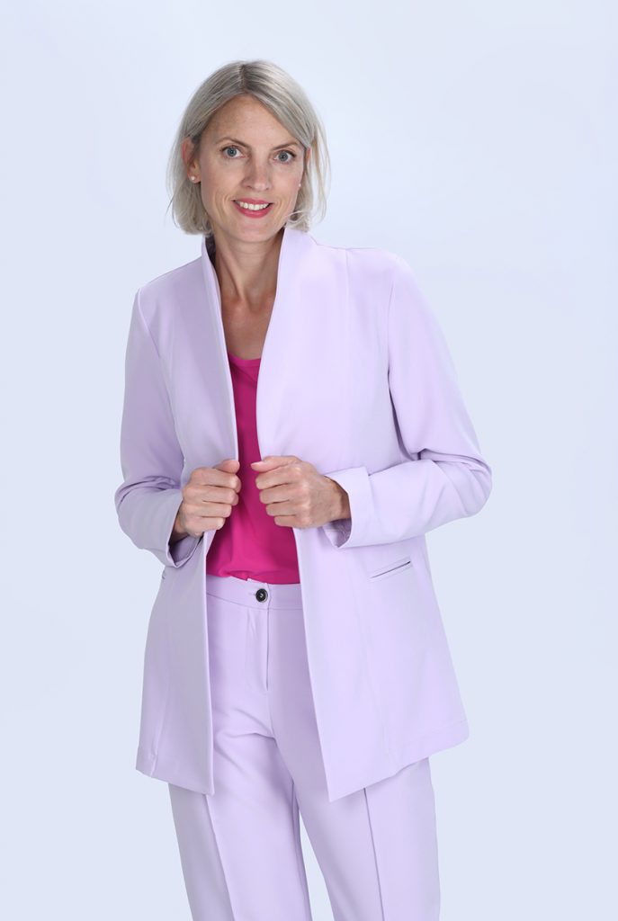 Business Longblazer NAPOLI mit einem Knopf in 3 Farben